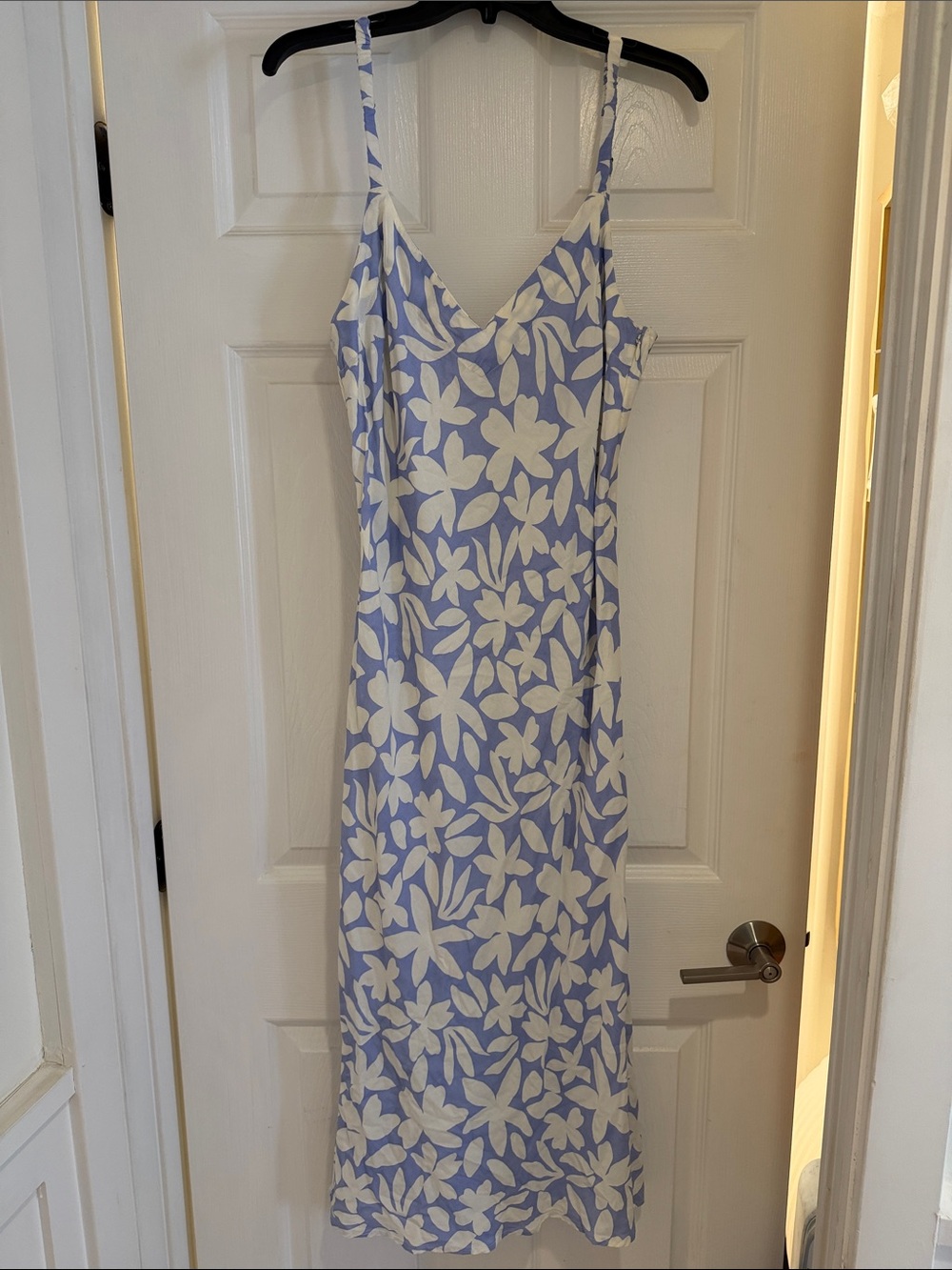 Rip Curl Slip Dress in blue and White - Spaghetti-Strap Sundress